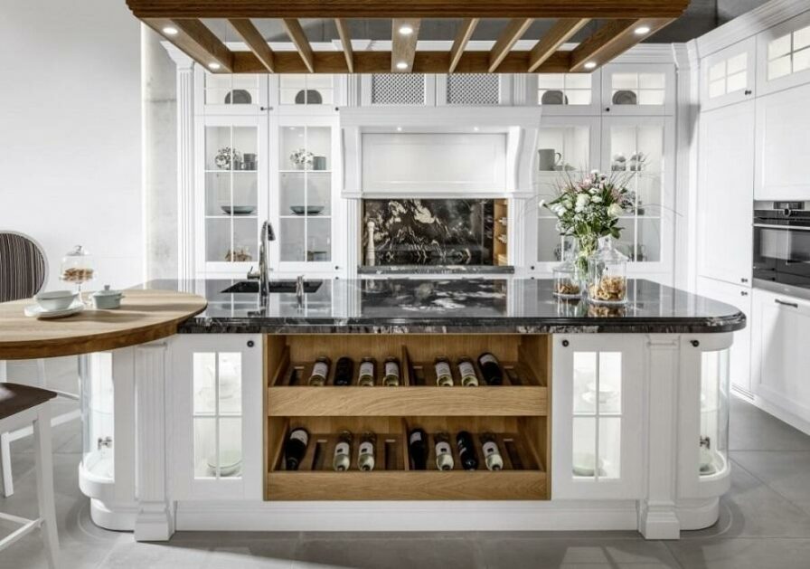 main image: Kuchnia wolnostojąca w nowoczesnym wnętrzu